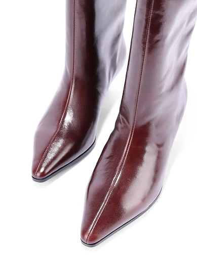 Жіночі черевики MIRATON бордові - фото 5 - Miraton