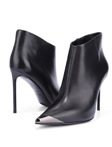 Жіночі черевики MiaMay шкіряні чорні - фото 3 - Miraton