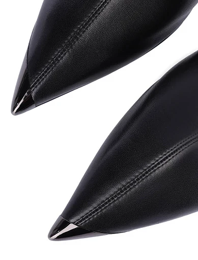 Жіночі черевики MiaMay шкіряні чорні - фото 6 - Miraton