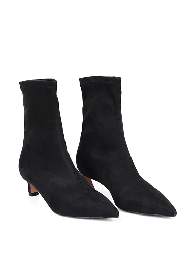 Жіночі черевики BIANCA DI велюрові чорні - фото 3 - Miraton