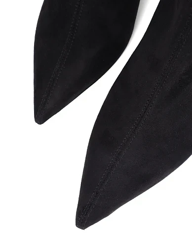 Жіночі черевики BIANCA DI велюрові чорні - фото 5 - Miraton