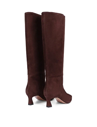 Жіночі чоботи BIANCA DI замшеві коричневі - фото 4 - Miraton