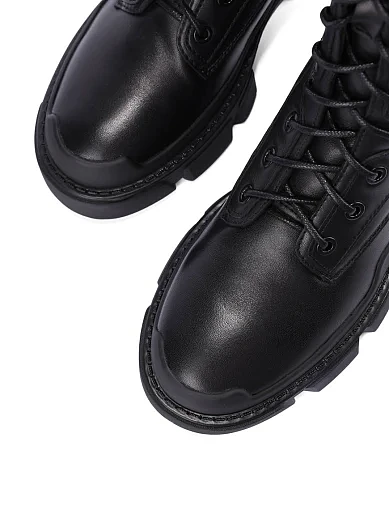 Жіночі черевики MIRATON шкіряні чорні - фото 5 - Miraton