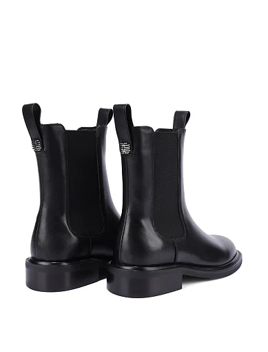 Жіночі черевики челсі MIRATON шкіряні чорні - фото 4 - Miraton