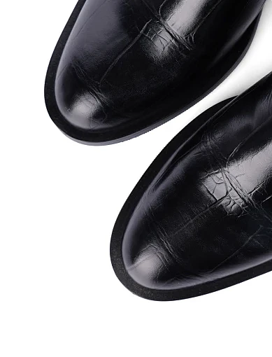 Женские сапоги Attizzare кожаные черные - фото 5 - Miraton