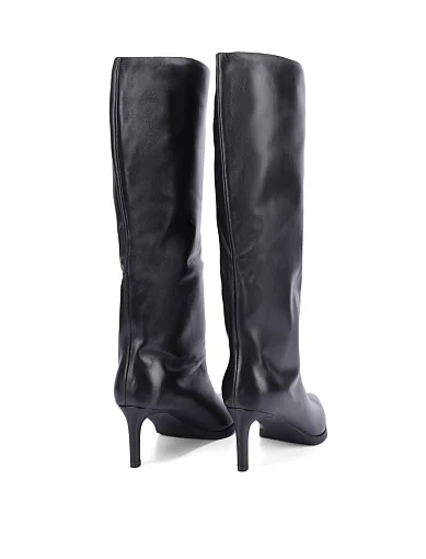 Жіночі чоботи MIRATON шкіряні чорні - фото 5 - Miraton