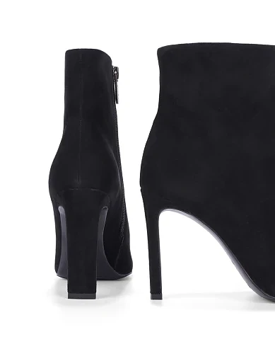 Женские ботинки MiaMay велюровые черные - фото 2 - Miraton