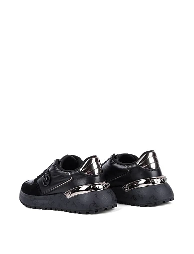 Жіночі кросівки Pinko шкіряні чорні - фото 4 - Miraton