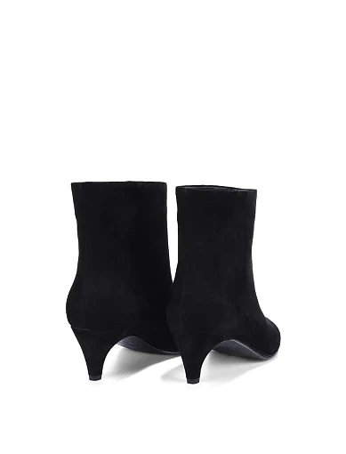 Жіночі черевики MIRATON велюрові чорні - фото 5 - Miraton