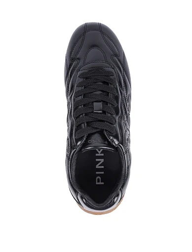 Жіночі кросівки Pinko шкіряні чорні - фото 4 - Miraton