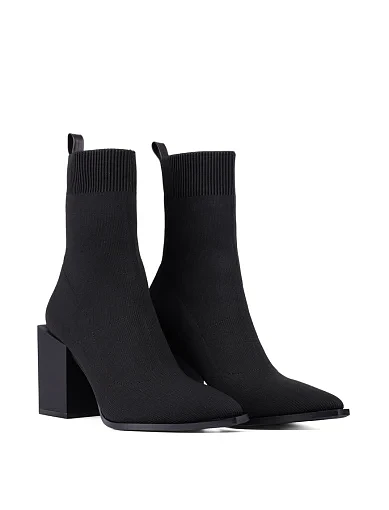 Жіночі черевики MIRATON тканинні чорні - фото 3 - Miraton