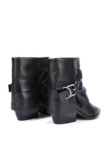 Жіночі черевики MIRATON шкіряні чорні - фото 4 - Miraton