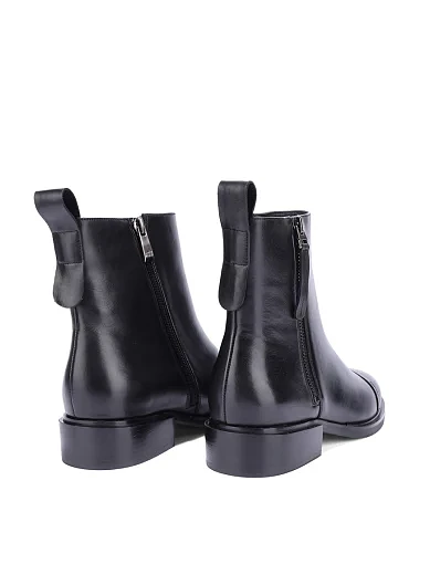 Женские ботинки Attizzare кожаные черные - фото 4 - Miraton