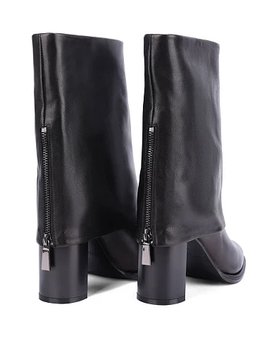 Жіночі черевики Attizzare шкіряні чорні - фото 4 - Miraton