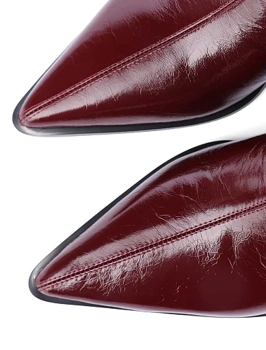 Жіночі черевики MIRATON бордові - фото 5 - Miraton