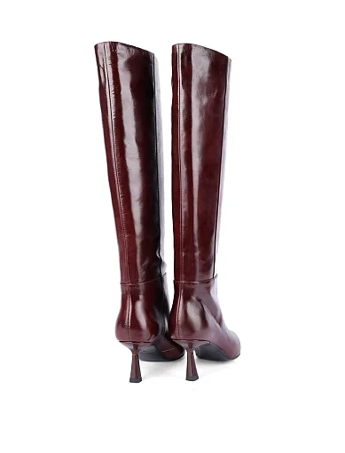 Жіночі чоботи MIRATON бордові - фото 4 - Miraton