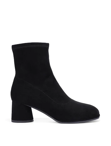 Женские ботинки MIRATON велюровые черные - фото 2 - Miraton