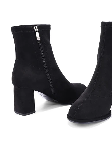 Женские ботинки Attizzare из искусственной замши черные - фото 2 - Miraton