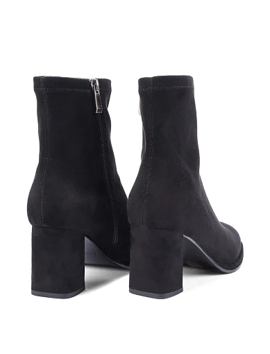 Женские ботинки Attizzare из искусственной замши черные - фото 4 - Miraton