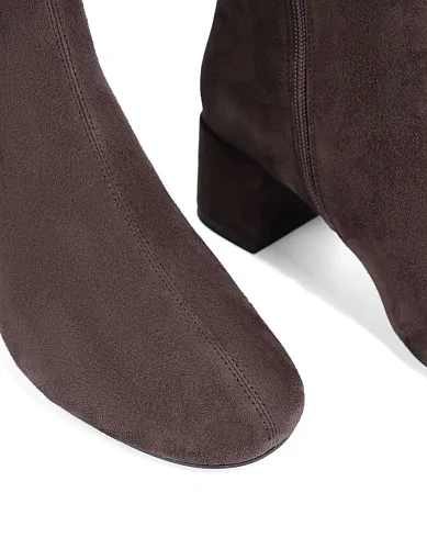 Жіночі черевики MIRATON велюрові бежеві - фото 5 - Miraton