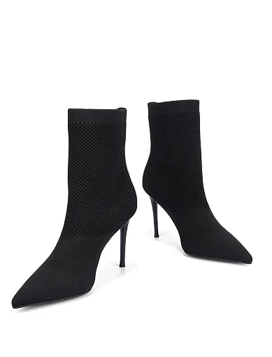 Жіночі черевики MiaMay тканинні чорні - фото 2 - Miraton