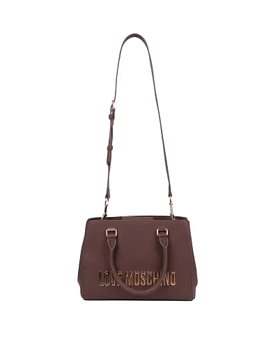 Жіноча сумка з екошкіри коричнева - фото 6 - Miraton