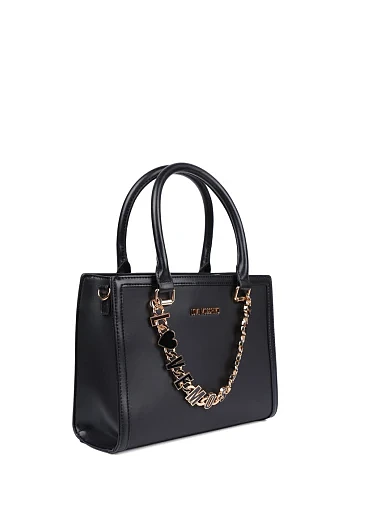 Жіноча сумка Love Moschino шкіряна чорна - фото 2 - Miraton