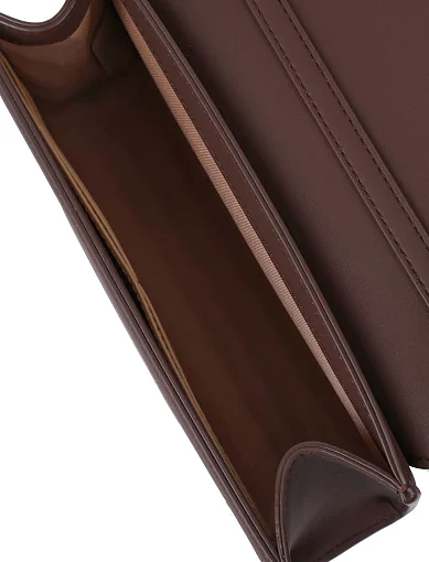 Жіноча сумка Love Moschino з екошкіри коричнева(JC4103PP1NKD0301) - фото 5 - Miraton