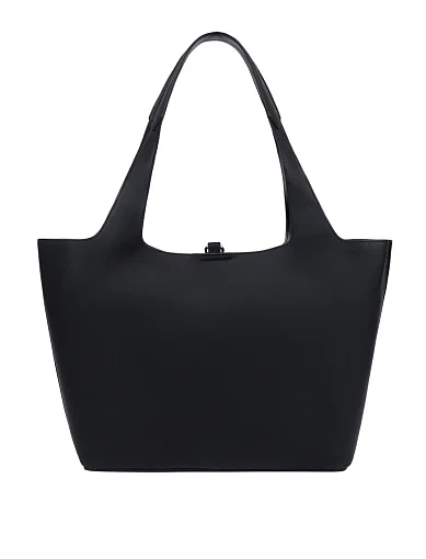 Жіноча сумка тоут з екошкіри чорна(JC4175PP1NLV0000) - фото 3 - Miraton