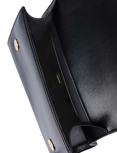 Жіноча сумка Love Moschino з екошкіри чорна - фото 5 - Miraton