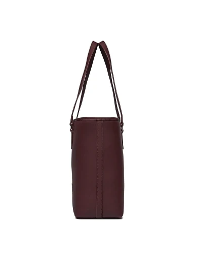 Жіноча сумка з екошкіри бордова - фото 4 - Miraton