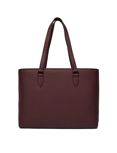 Жіноча сумка з екошкіри бордова - фото 5 - Miraton