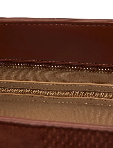 Жіноча сумка шоппер з екошкіри коричнева(JC4123PP0NKB120A) - фото 6 - Miraton