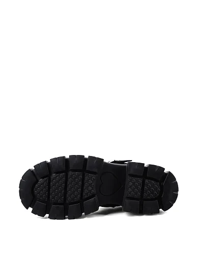 Жіночі чоботи Love Moschino шкіряні чорні - фото 2 - Miraton