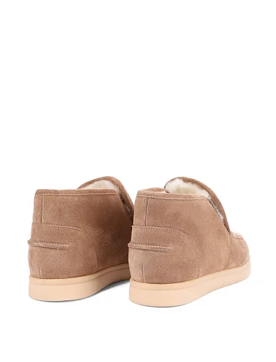 Жіночі черевики велюрові бежеві - фото 4 - Miraton