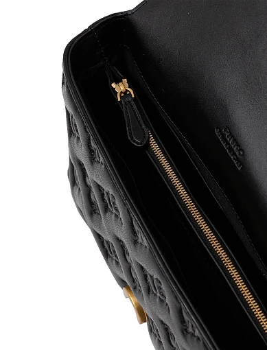 Жіноча сумка крос-боді шкіряна чорна - фото 4 - Miraton