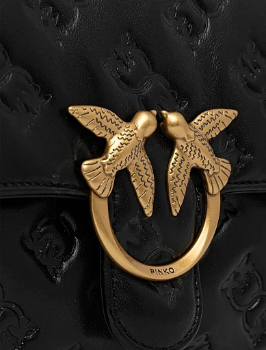 Жіноча сумка крос-боді шкіряна чорна - фото 5 - Miraton