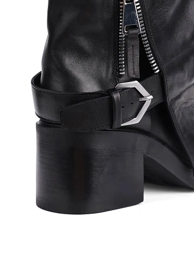 Жіночі чоботи Strategia шкіряні чорні - фото 2 - Miraton