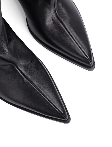 Жіночі чоботи Strategia шкіряні чорні - фото 5 - Miraton