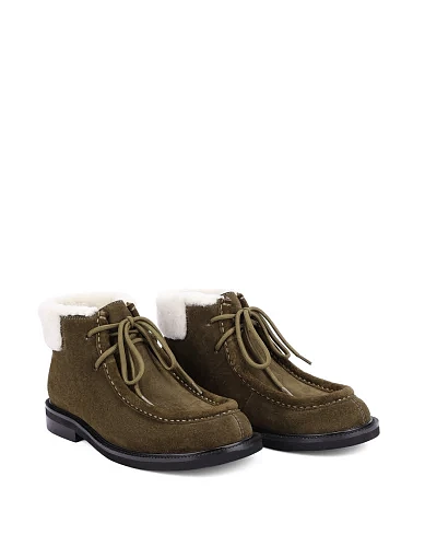 Жіночі черевики MIRATON велюрові - фото 3 - Miraton