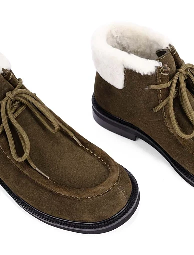 Жіночі черевики MIRATON велюрові - фото 5 - Miraton