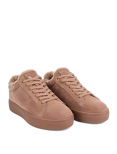 Жіночі кеди MIRATON велюрові бежеві - фото 3 - Miraton