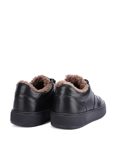 Жіночі кеди MIRATON шкіряні чорні - фото 4 - Miraton