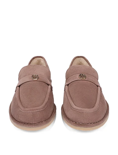 Жіночі сліпери велюрові бежеві(202-24104-5-1) - фото 5 - Miraton