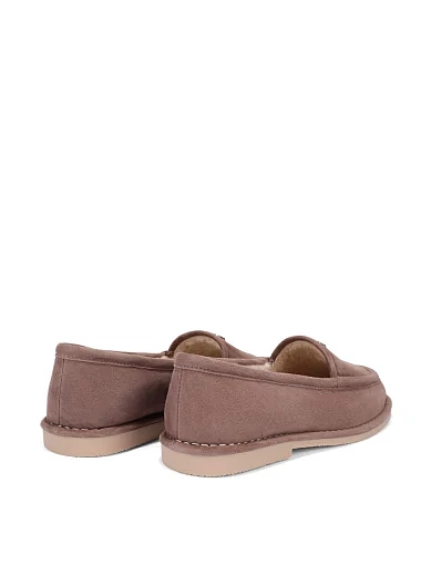 Жіночі слипери велюрові бежеві(202-24104-7-1) - фото 4 - Miraton