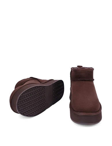 Жіночі уггі MIRATON коричневі - фото 5 - Miraton