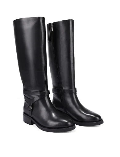 Жіночі чоботи Attizzare шкіряні чорні - фото 4 - Miraton