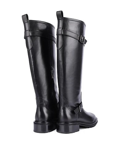 Женские сапоги Attizzare кожаные черные - фото 4 - Miraton