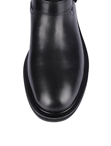Женские сапоги Attizzare кожаные черные - фото 5 - Miraton