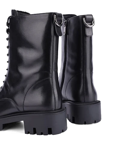 Жіночі черевики MIRATON шкіряні чорні - фото 5 - Miraton